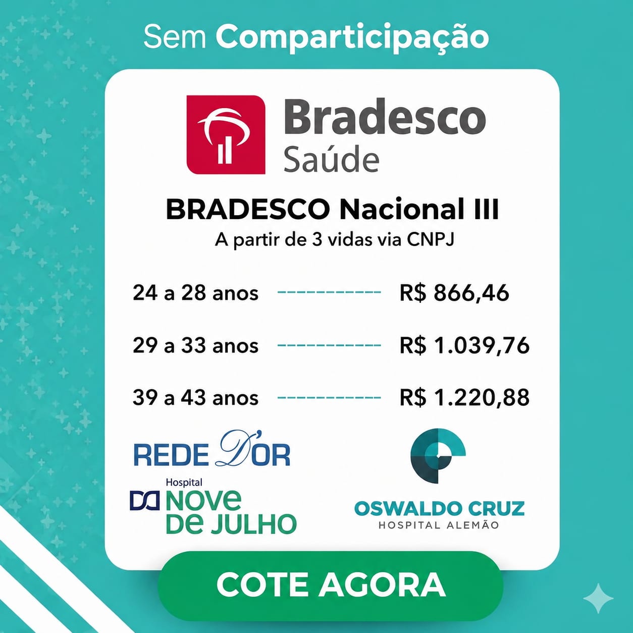 Bradesco Nacional III — sem compartilhamento